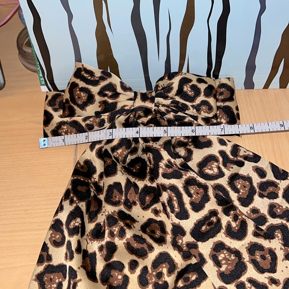 Leopard Hair Bow Barrette *NEW* - Picture 4 of 10